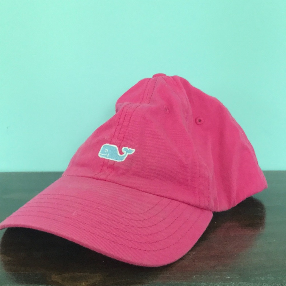 Pink vineyard vines hat